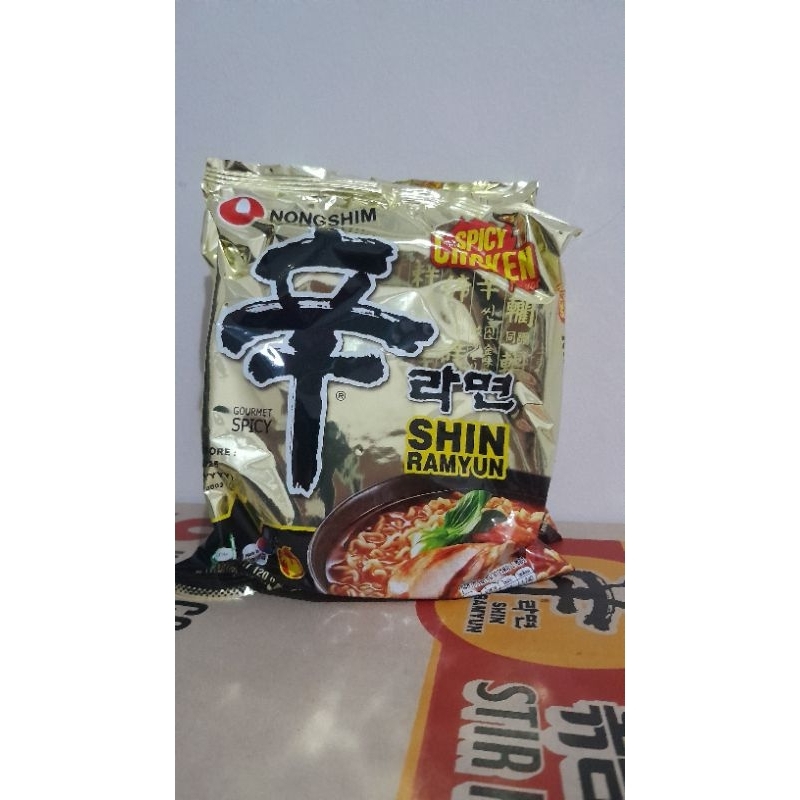 

Nongshim Shin Ramyun Spicy Chicken Flavor 120g , Made in Korea Exp 28 Agustus 2025