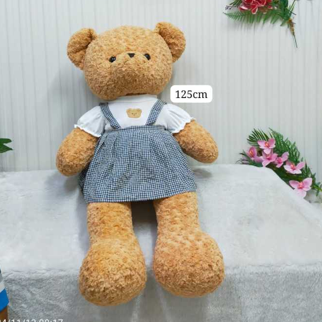 Boneka Hadiah Kado Ultah Teddy Bear Jumbo 125cm