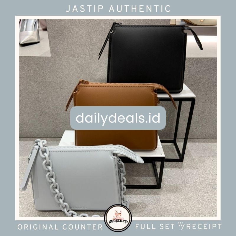 #2-80782051 Camelia Trapeze - Jast[p] CK ORIGINAL COUNTER SHOULDER BAG TAS CHAIN STORE AUTHENTIC ASL