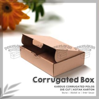 

Kardus Corrugated 20x15x5 CM | Die Cut | Kotak Karton | Box Packing Souvenir Pizza