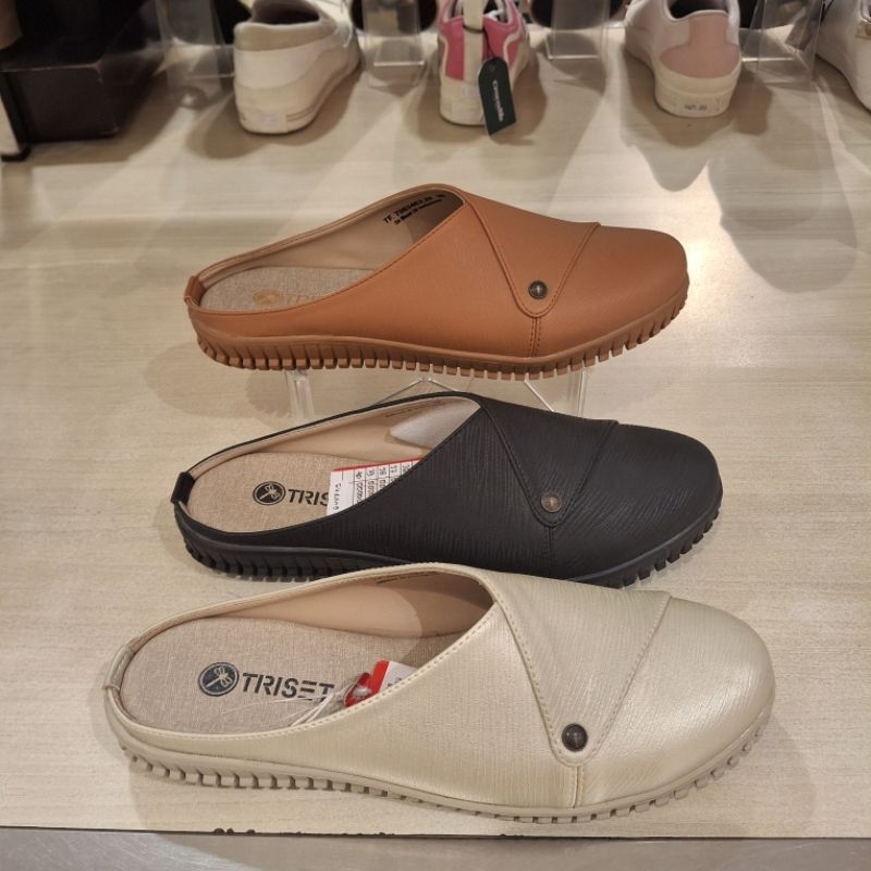 Triset new sandal selop wanita ringan empuk & ori size 36-40