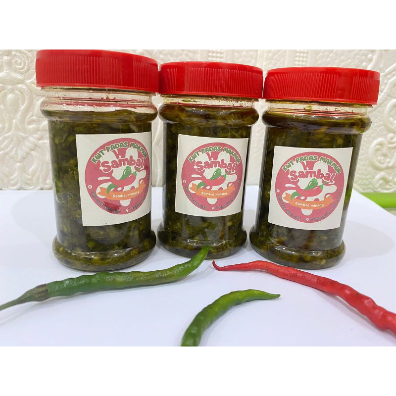 

SAMBAL HIJAU/MINANG/SAMBAL TERI/SAMBAL ORIGINAL