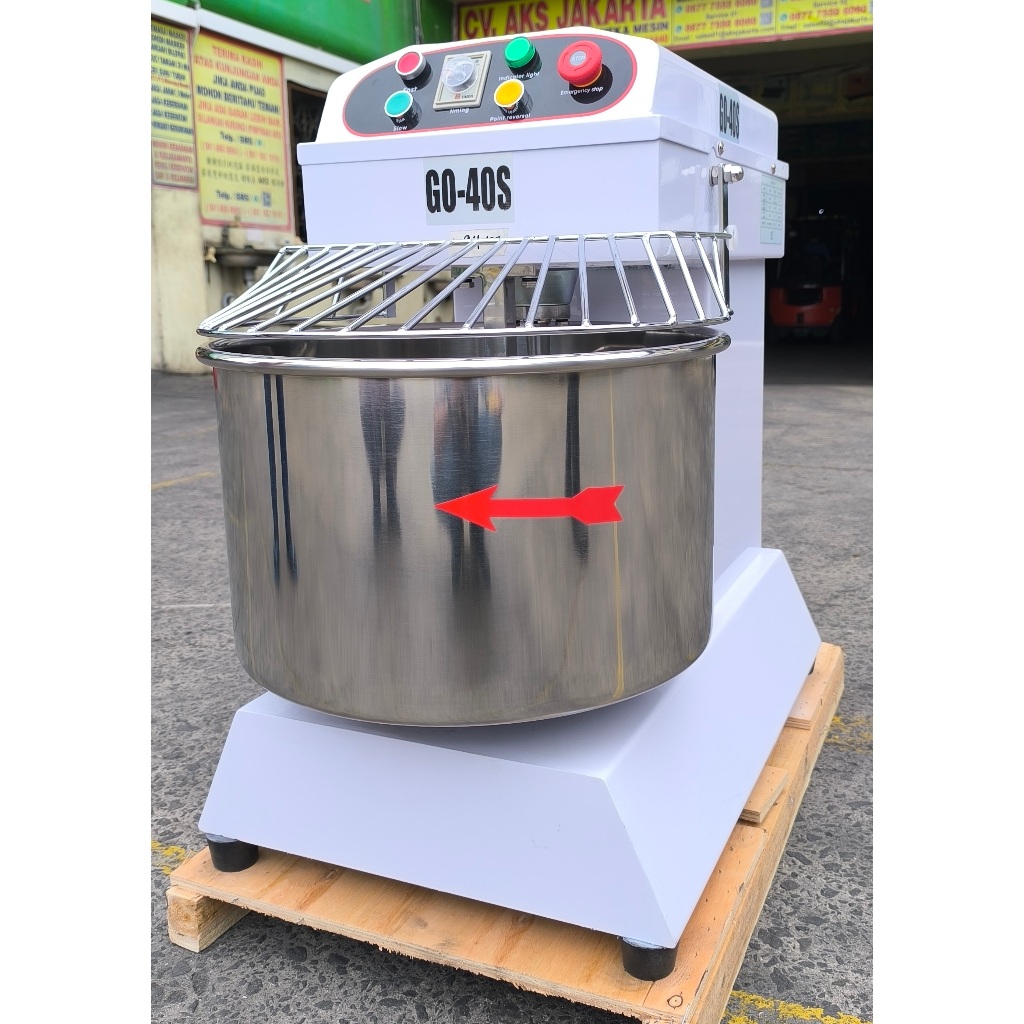 Mesin Pengaduk Adonan / Pengaduk Adonan Roti Spiral Mixer 40 Liter