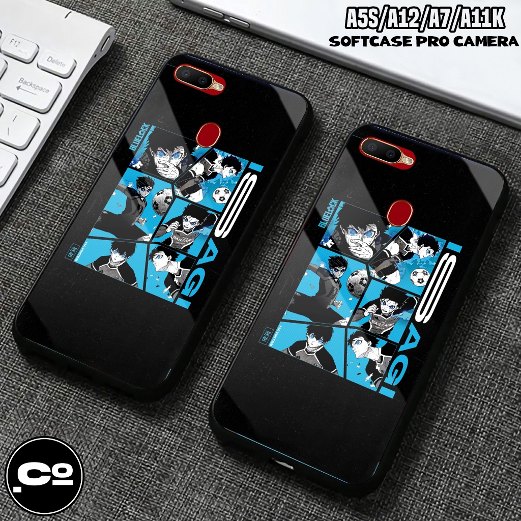 Case OPPO A5S / A12 / A7 / A11K - Casing OPPO A5S / A12 / A7 / A11K [ BLUE LOCK ] Silikon - Kesing H