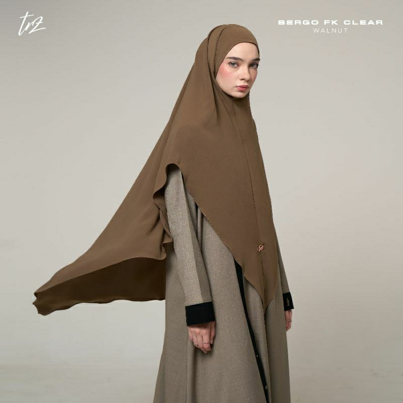 TRZ - Khimar Clear - khimar bandana instan - hijab instan syari