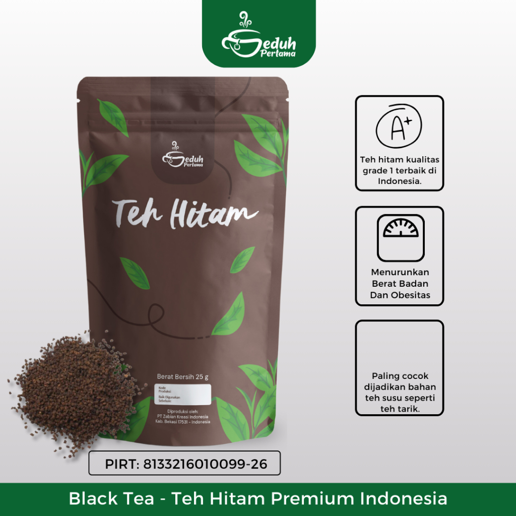 

Black Tea CTC - Teh Hitam Premium Milk Tea & Teh Tarik Base