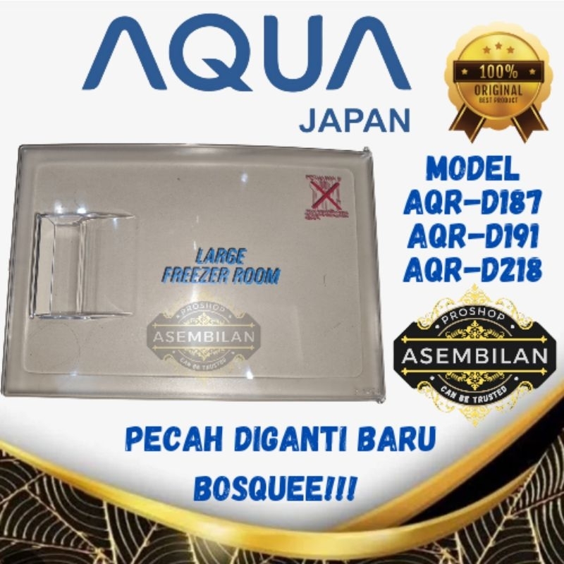 Tutup Freezer Kulkas 1 Pintu Aqua Large Freezer Original