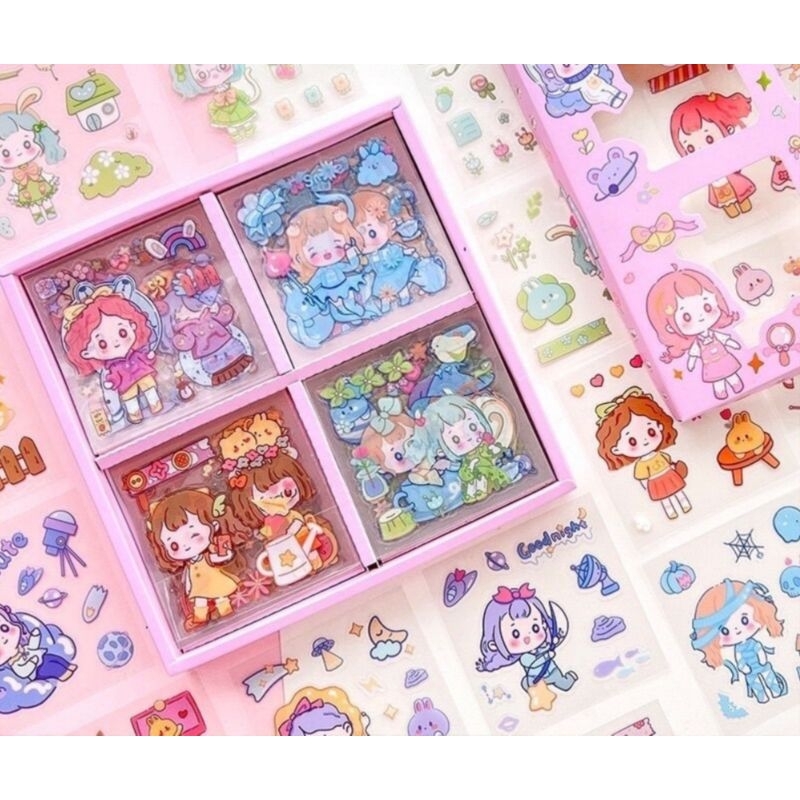 

Stiker Emoji Karakter Lucu Tahan Air Anti Jamur Grosir
