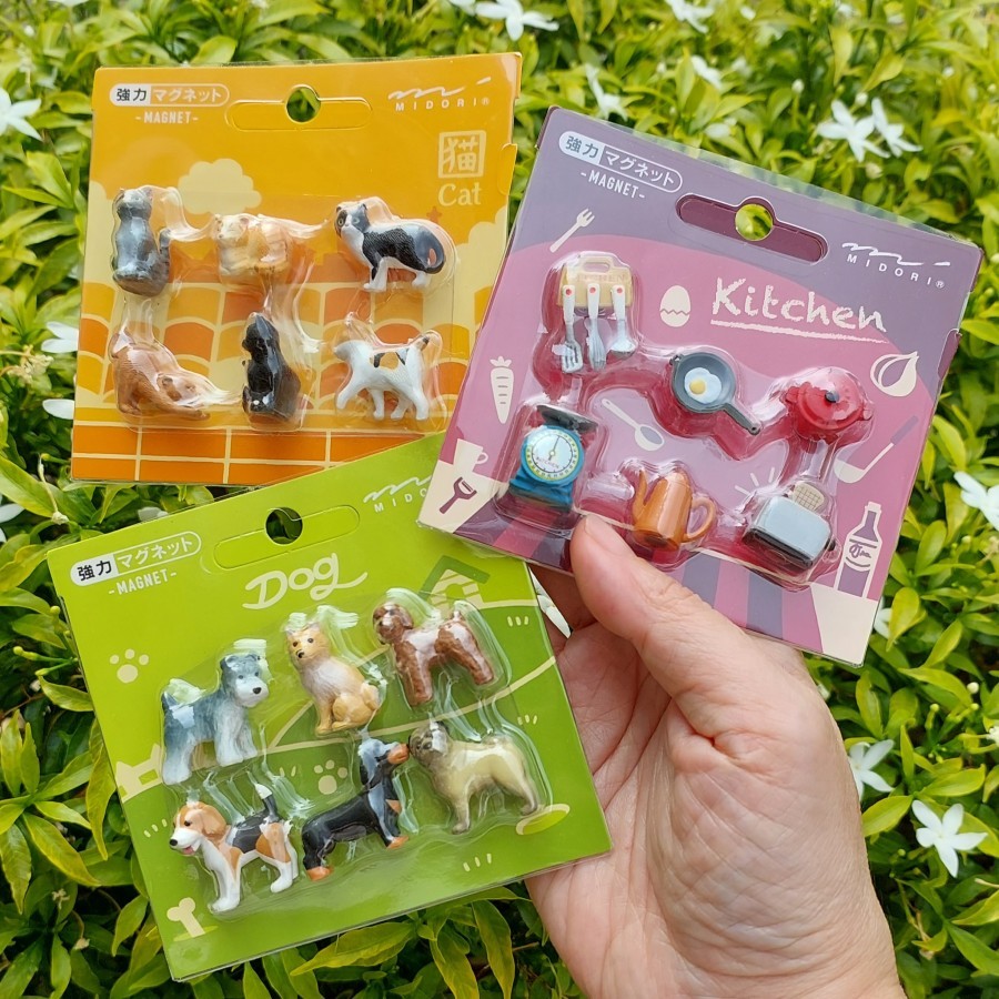 

Midori Mini Magnet set - Hiasan kulkas / Tempelan kertas note