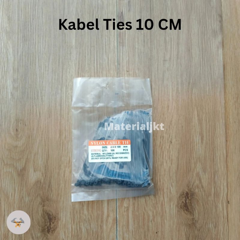 

KABEL TIES MURAH / KABEL TIES HITAM PUTIH / KABEL TIES 10 CM