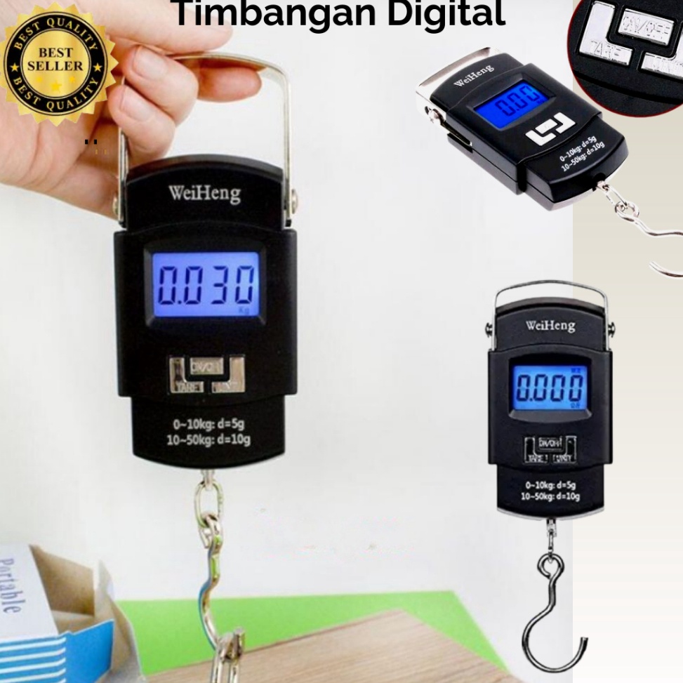 KODE O7A timbangan gantung digital portable scale 5kg berkualitas TIMBANGAN DIGITAL 5 KG Timbangan G