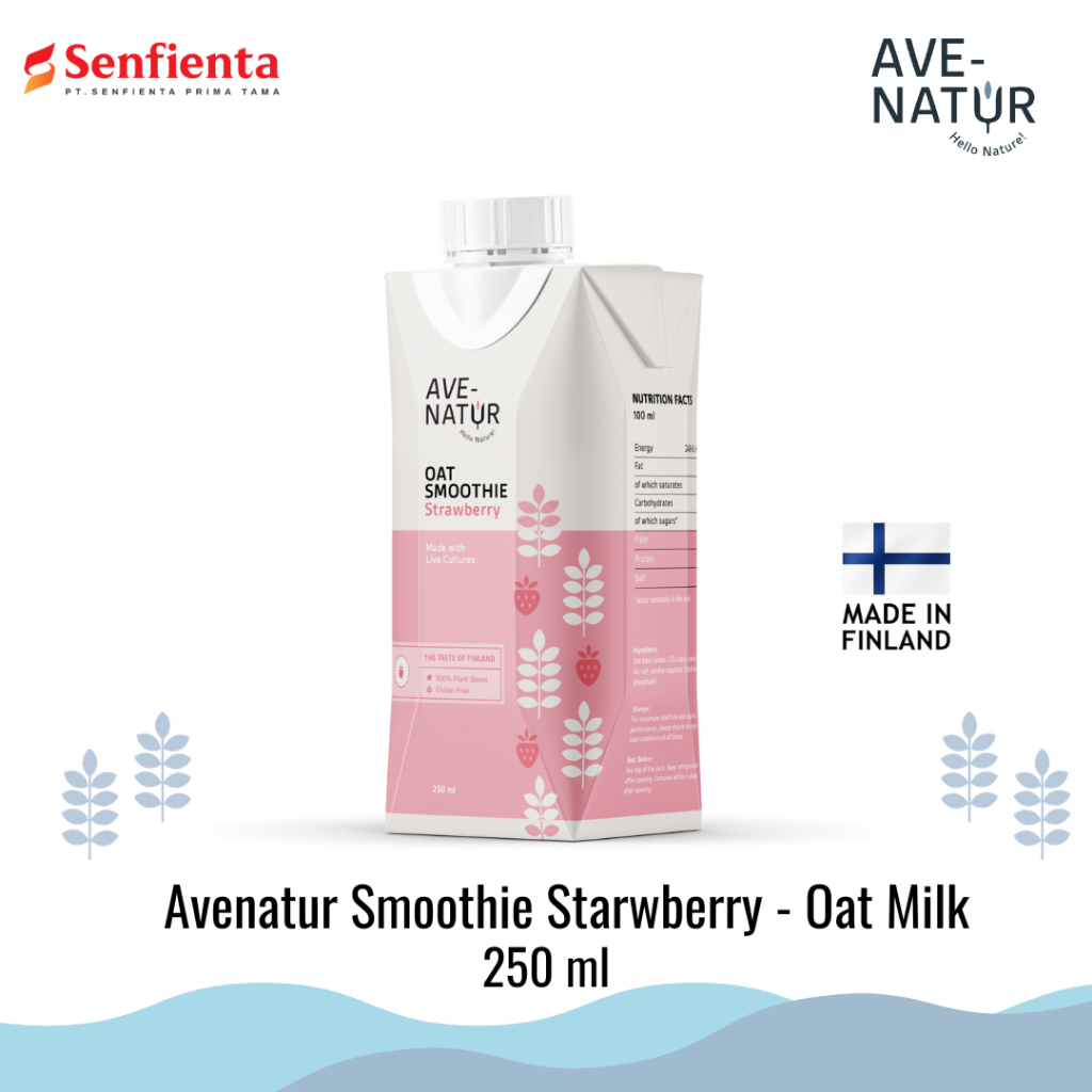 

Ave - Natur Oat Smoothie Strawberry 250 ml