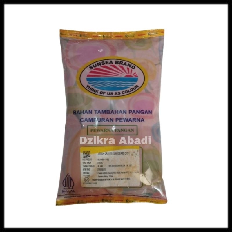 Pewarna Makanan Bubuk Orange Red 2103 ROHA 500 gr