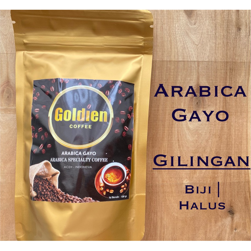 

Kopi Arabica Gayo Aceh Goldien 100gr