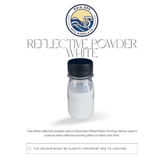 

Bubuk Reflektif Powder WHITE Serbuk Pantulan Cahaya Dekorasi Sablon (100g)