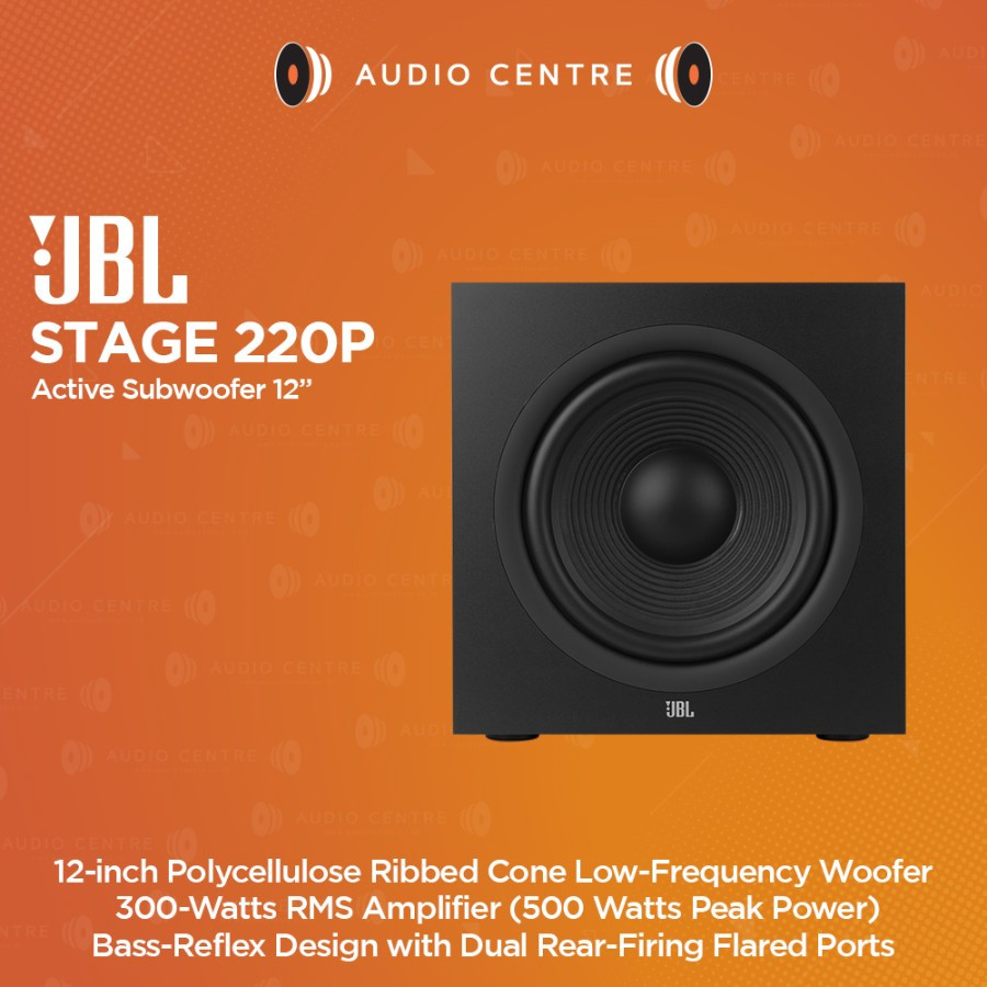 JBL Stage 220P 220 220 P Active Subwoofer 12-inch 500W