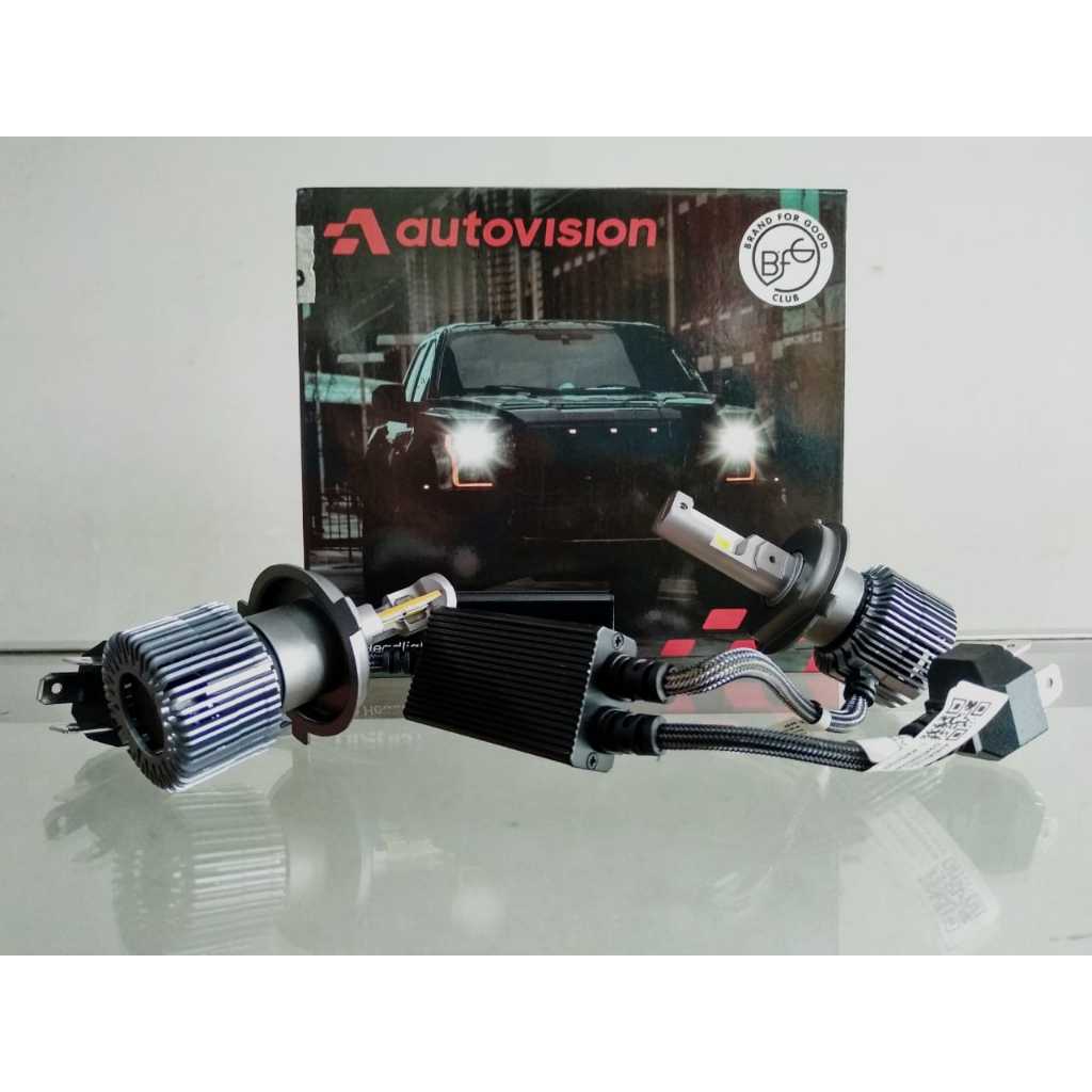 Bola Lampu Mobil LED H4 55w 55watt 55 watt Headlamp Autovision Highway RS 3 Warna