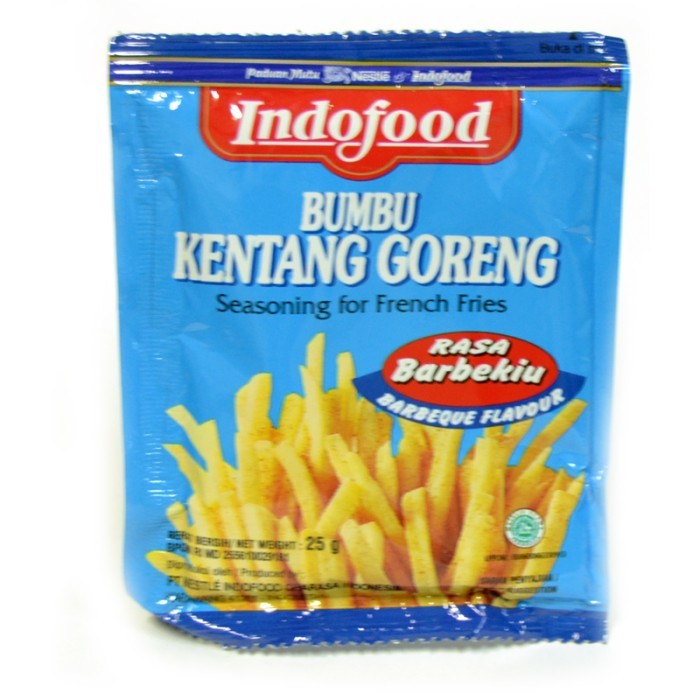 

INDOFOOD 25GR BUMBU KENTANG GORENG BBQ