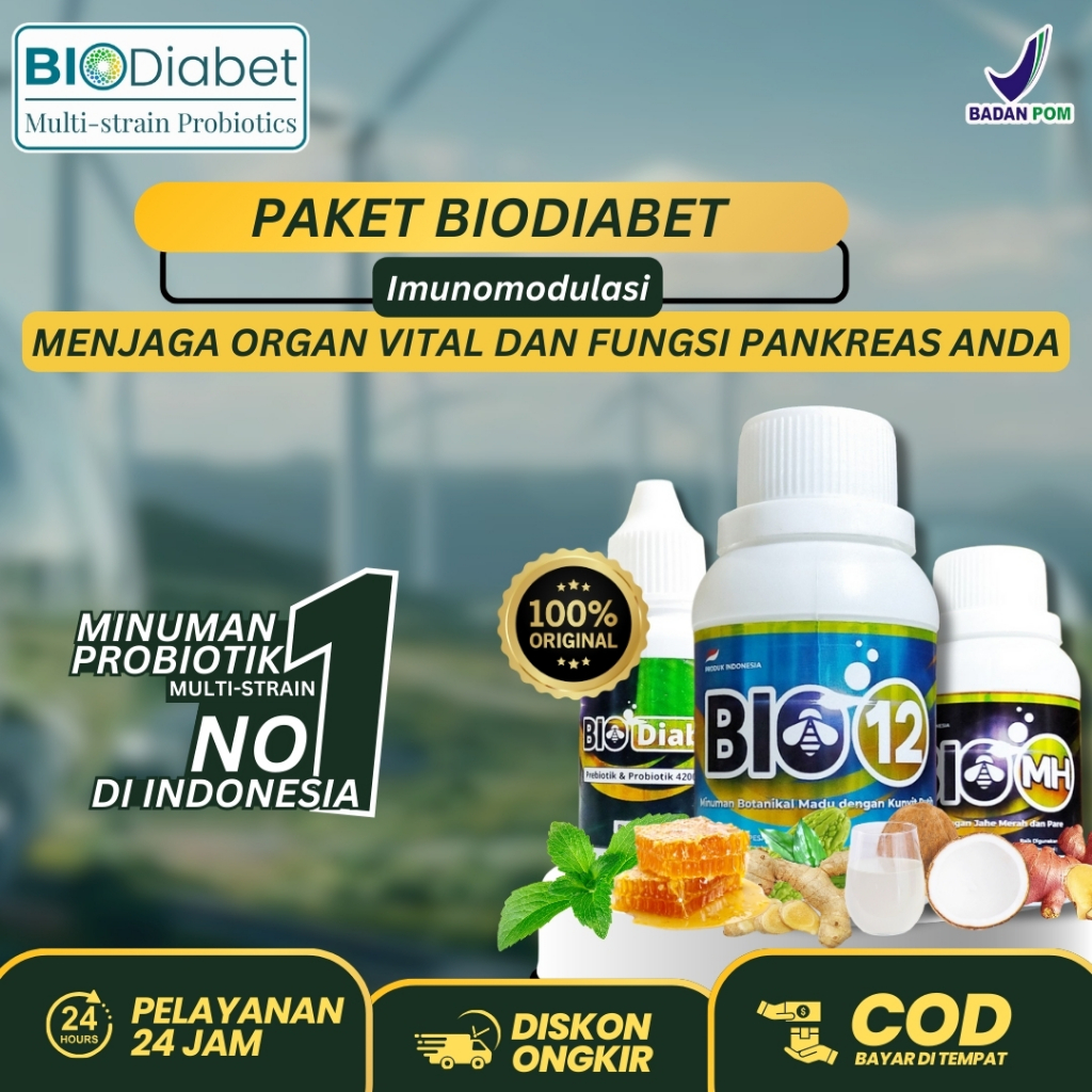 

Paket Bio Series - Bio Diabet Pilihan Tepat Untuk Menyeimbangkan Gula Darah dan membantu mengoptimalkan Insulin