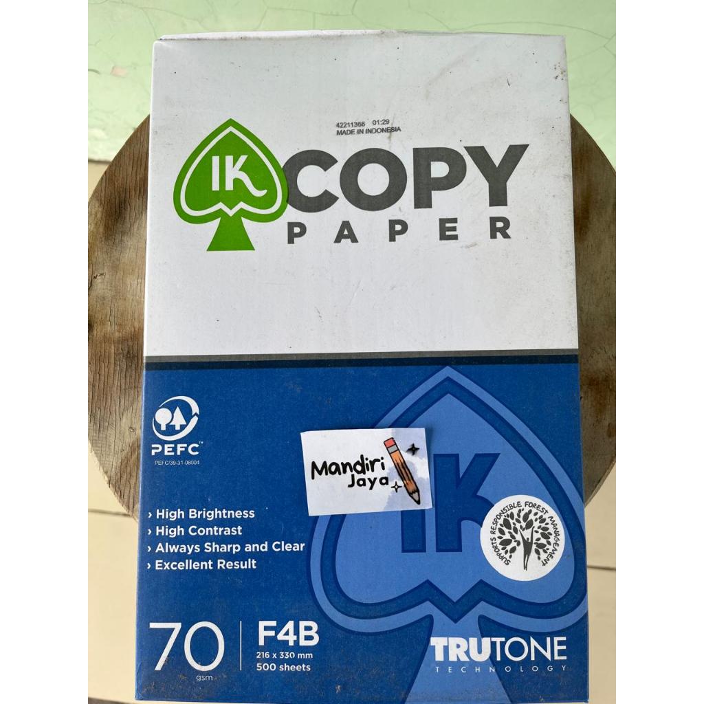 

Kertas HVS F4 IK Copy Paper 70 Gram