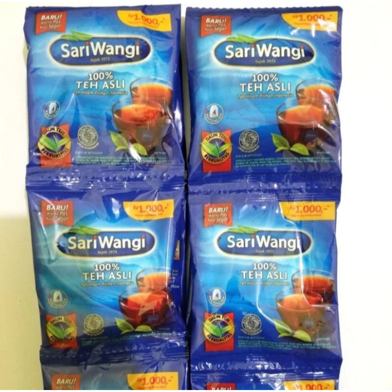

[GRATIS ONGKIR] Sariwangi sachet 1 rcng isi 6 sachet/ Teh Celup Sariwangi 1rcng isi 6 sachet (1sac=4 teabag)