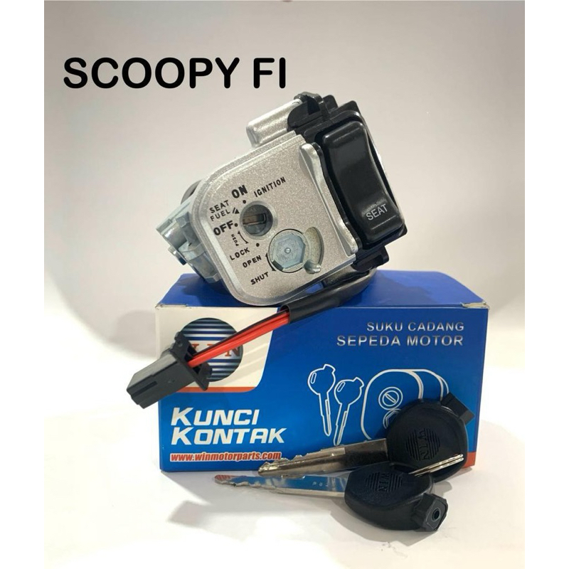 Kunci kontak SET motor SCOOPY-FI merk WIN