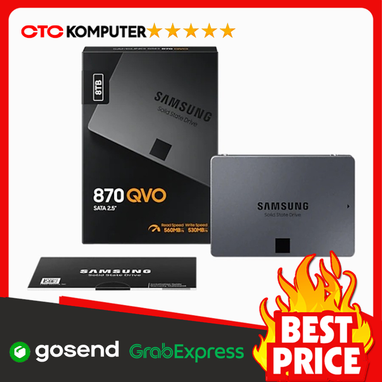 Samsung SSD 870 QVO 8TB 2.5 SATA3 QLC Internal SSD