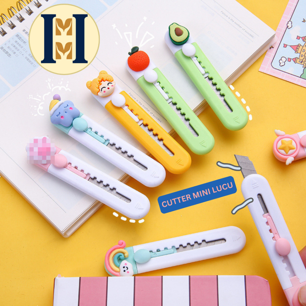 

Cutter Mini Karakter Cutter Mini Travelling Pisau Silet Lucu