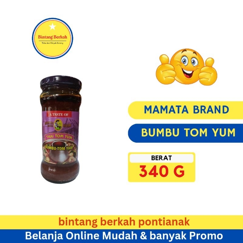 

Mamata Brand Thai Tom Yum 340 g Bumbu Tom Yam Thai