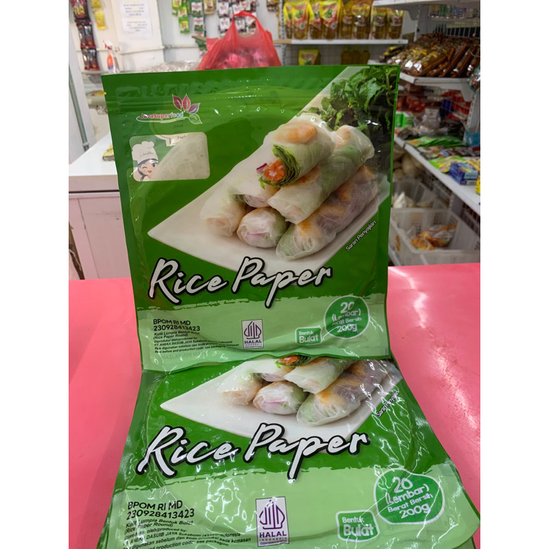 

KULIT LUMPIA BENTUK BULAT - RICE PAPER