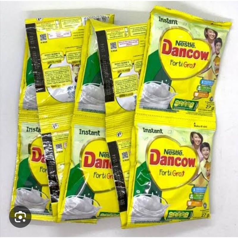 

Susu Dancow Fortigro Instan Renceng Putih dan Coklat 26gr x 10sachet / Dancow Fortigro Instan kemasan renceng 26gram