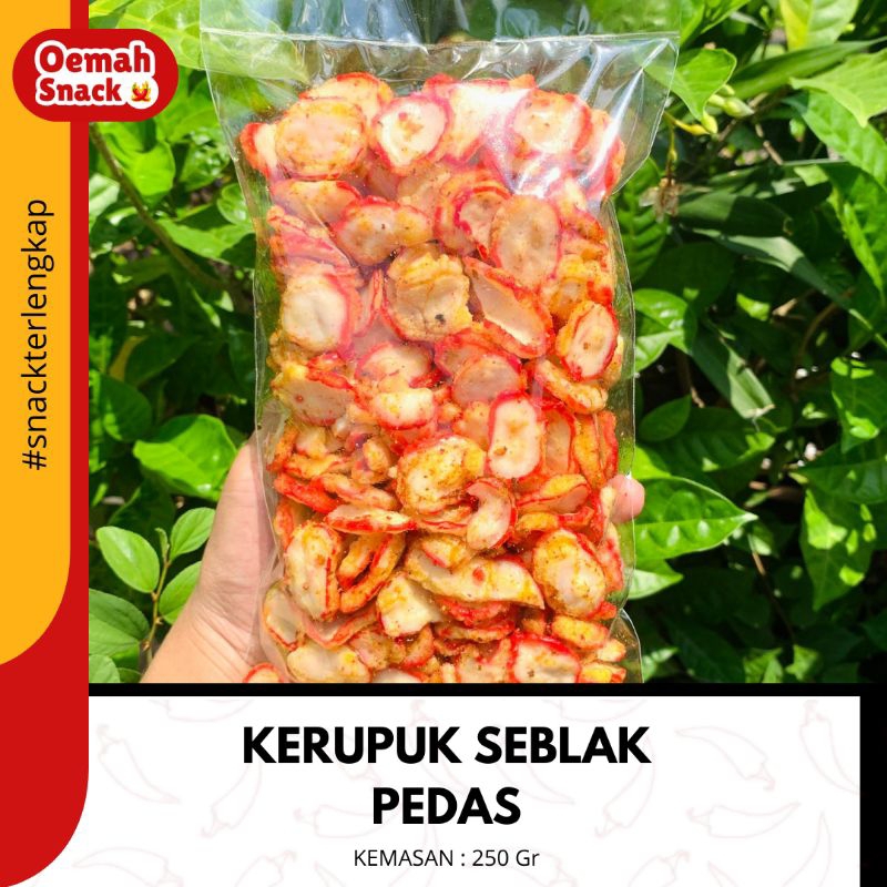 

Oemah Snack - 250GR Kerupuk Seblak Kencur Pedas Renyah