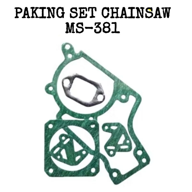 Paking set chainsaw stihl type 381 gasket set chainsaw 381