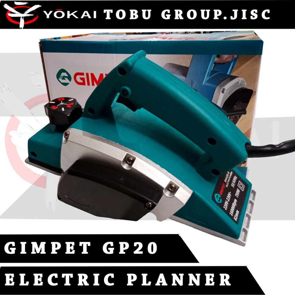 Promo Electric Planner Mesin Serut kayu alat plane Pasah Ketam GIMPET GP190