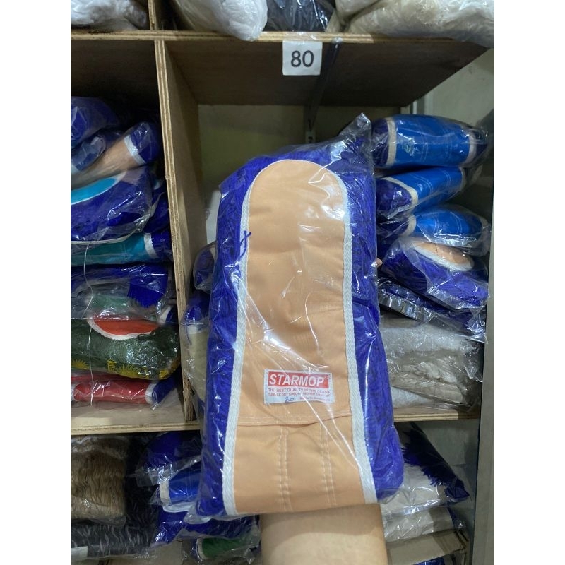 Refil Starmop Loby 80cm Biru Pel Kering Penyerap Debu Kain Lobi Wool Wol