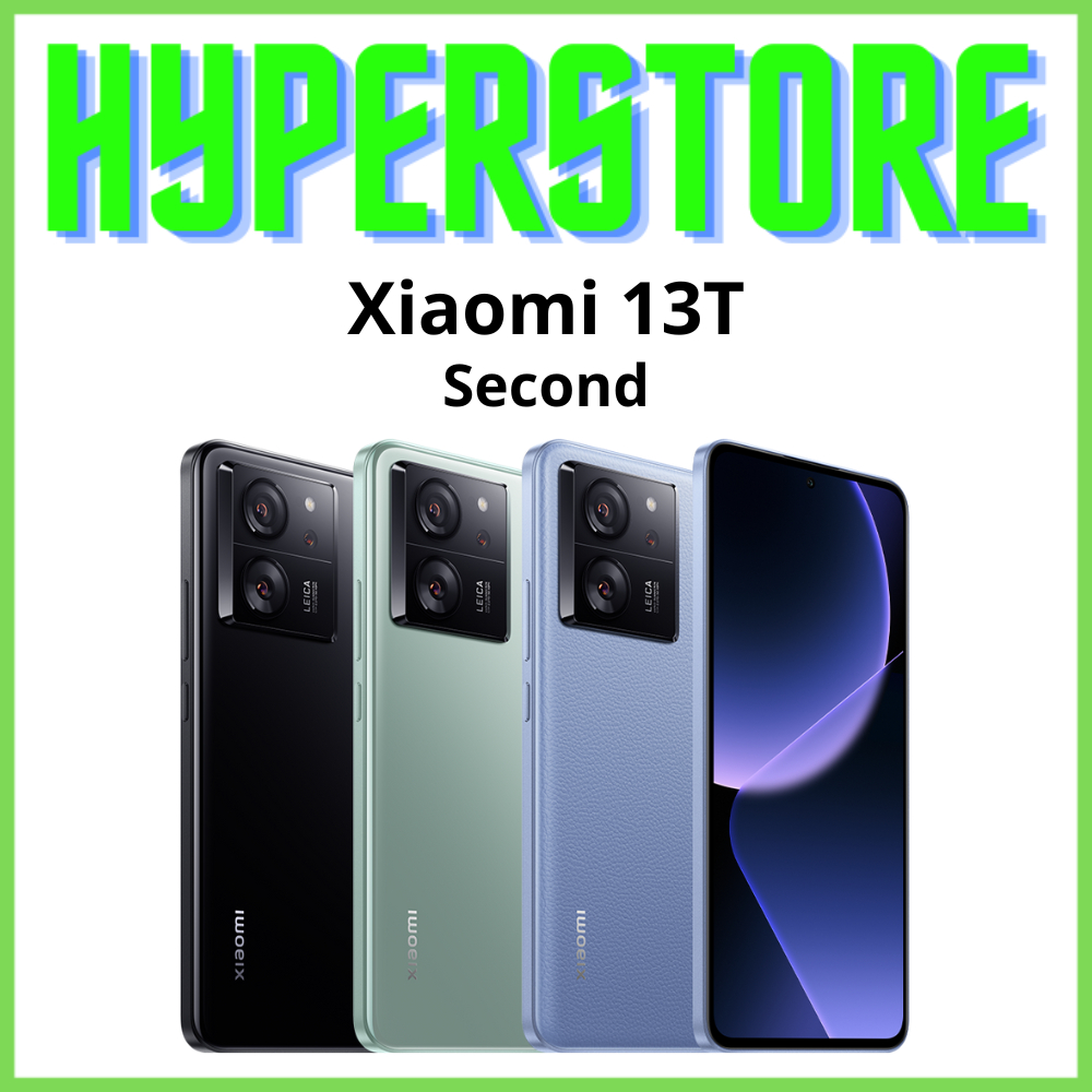 Xiaomi 13T 5G Second Ram 8/256GB Ram 12/256GB Black Blue Green Bekas Seken like new