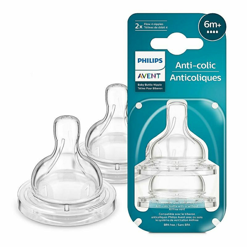 Pentil Dot Avent Anti Kolik | Philips Avent Teat Airflex 6M+ SCY764/02 | 3M+ SCY763/02 Dot Botol Bay