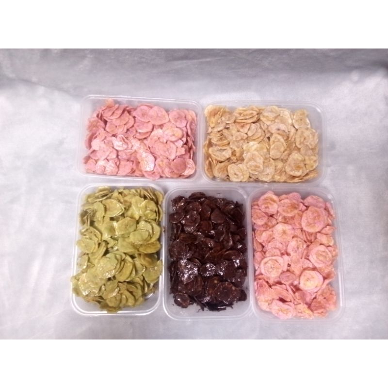 

KRIPIK PISANG COKLAT LUMER PREMIUM TERMURAH 500 ml (125gr)