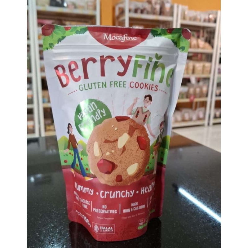 

Mocafine Gluten Free Cookies Berryfine Kue Bebas Gluten 150Gr