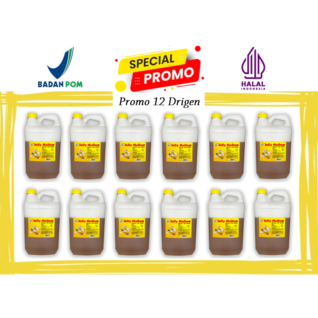 bahan kue butter cream / krem manis / mentega manis / menghias cake ultah / Jelly Mallow premium - M