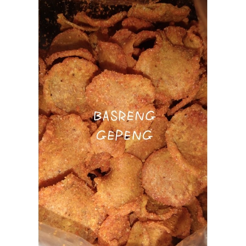 

KEMASAN 200G BASRENG GEPENG PEDAS ASIN