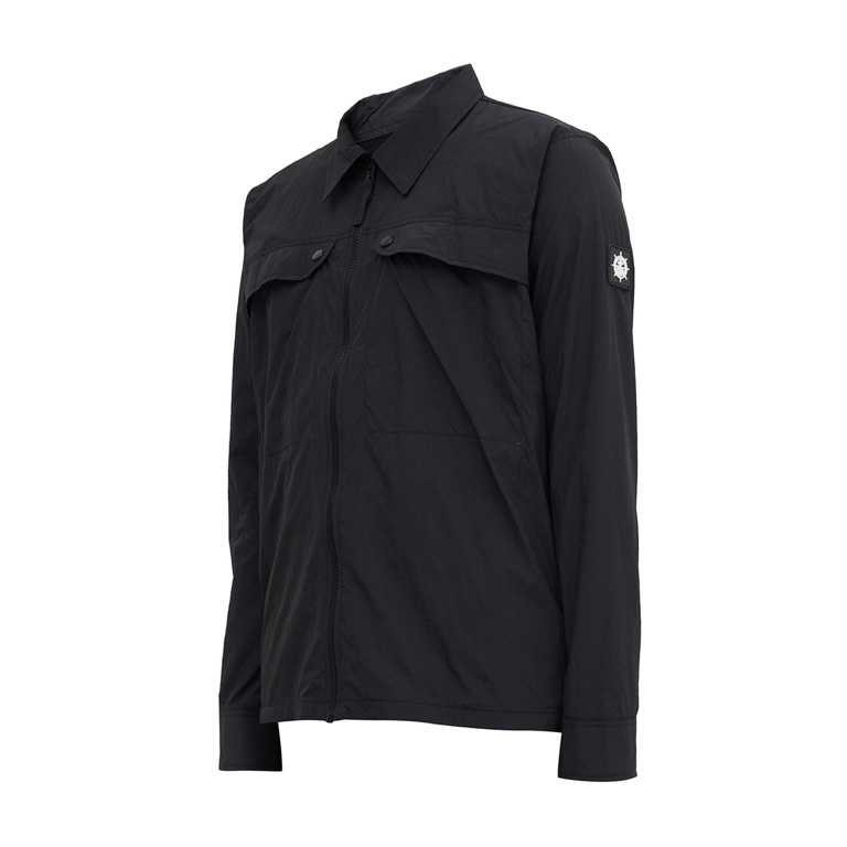 KODE W75V OVERSHIRT SPRING SUMMER 224 BLACK QUATTORDICI
