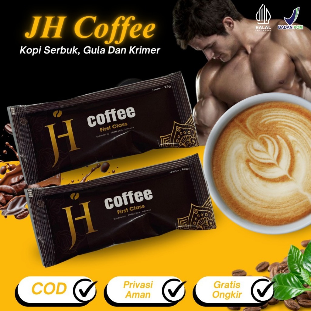 

KOPI G-MAX JH Minuman Kopi Gingseng Penambah Stamina 1 Box isi 10 sachet Original Privasi terjaga