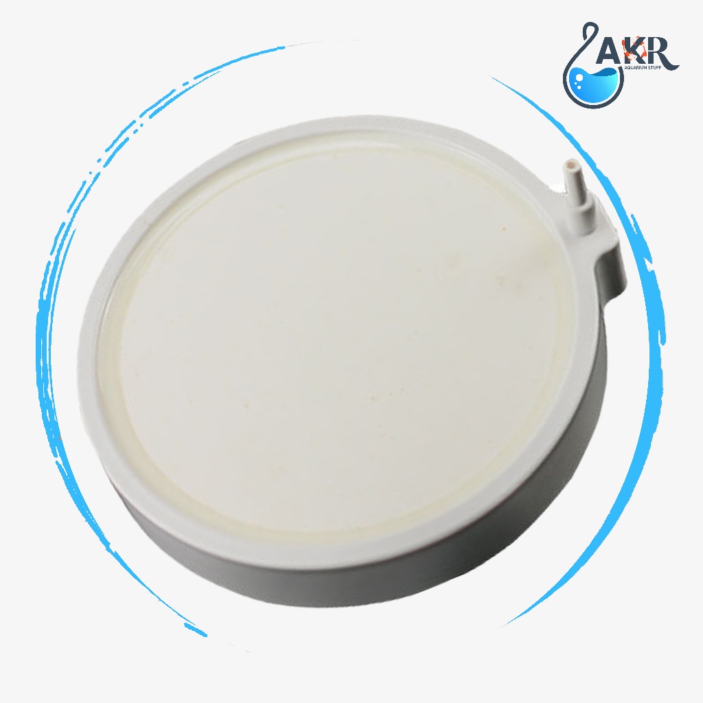 Batu Airstone Nano Micro Bubble Air Stone 20 Cm / 200 mm Airstone Disc Putih Diffuser Aerasi Aquariu