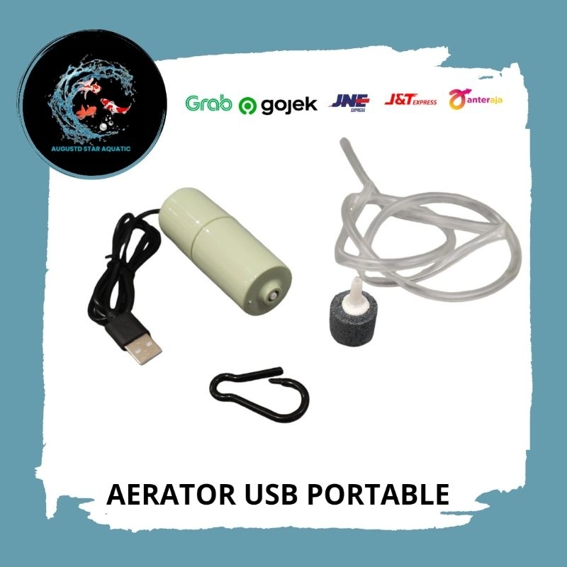 Airpump Aerator Portable USB Power Bank