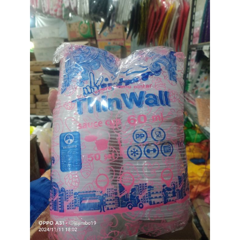 CUP SAOS 60ML VICTORY / CUP SAMBAL 60ML