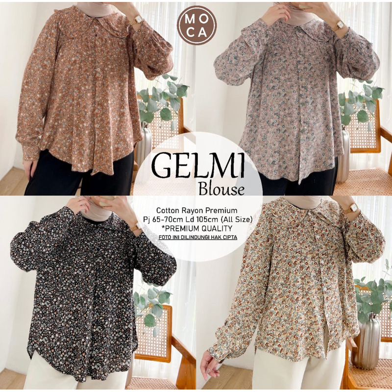 ZS BLOUSE RAYON OVERSIZE/ JUMBO BLOUSE BY MOCA MOELA