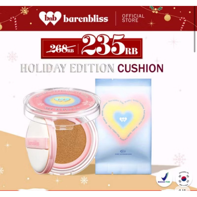 Cushion BNB limited edition + Refill BARU
