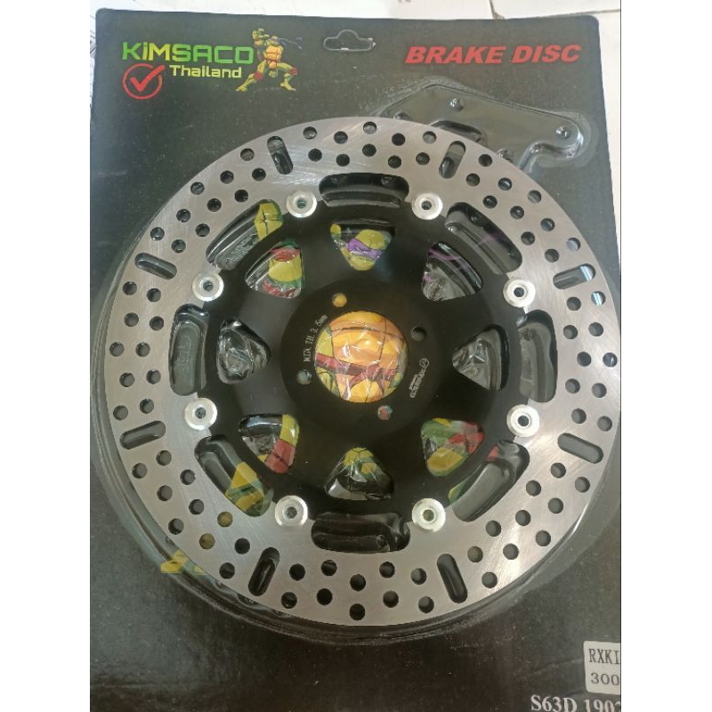 disc piringan cakram depan 300mm model ktc bulat black RX king