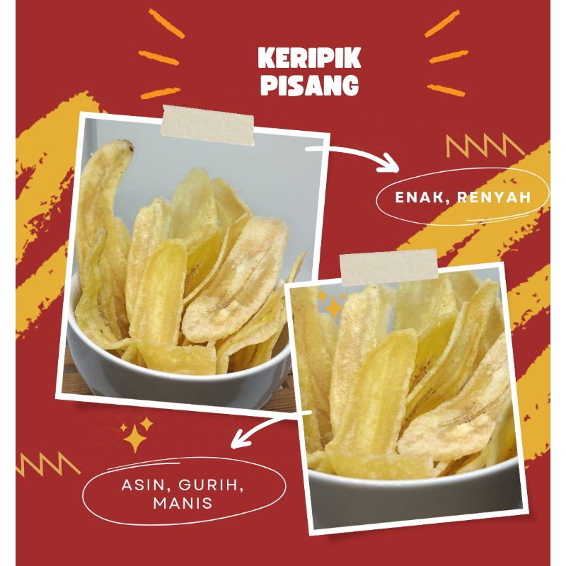 

BELEDAGID Keripik pisang kemasan 110gr